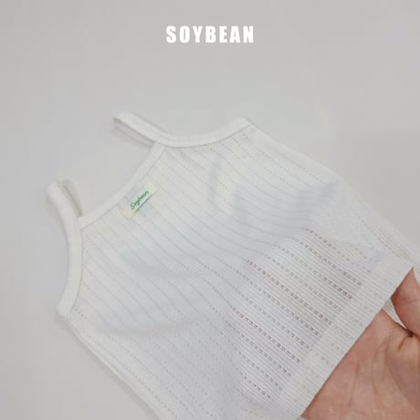 soybean/158. plan ) strawberry flower sleeveless updown set XS-XL