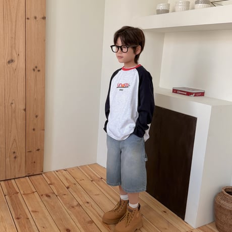 fromi/59. Sunday raglan T-shirt S-XL