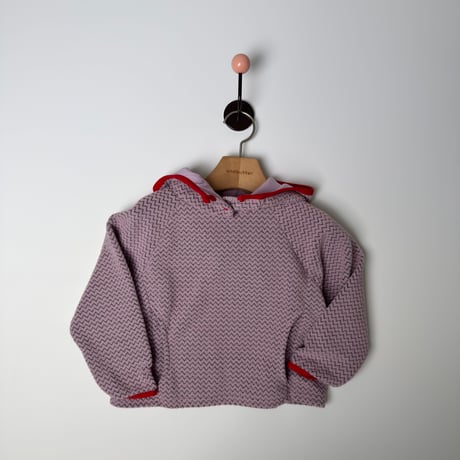 andbutter/24. Zigzag Snap Hoodie XS-XL