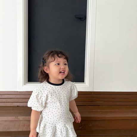 bayvely/13. heart puff half t T-shirt XS-XL