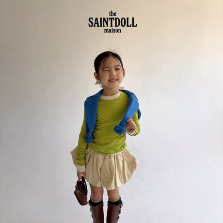saintdoll/89. cotton bullon skirt XL-JM