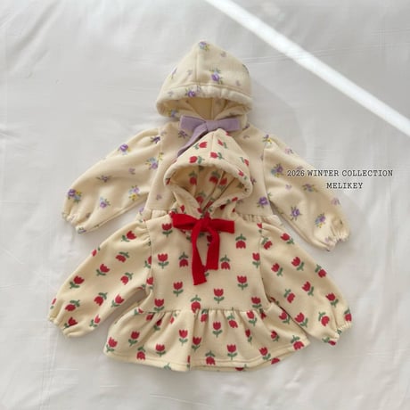 melikey/36. flower fril T hood JS-JM