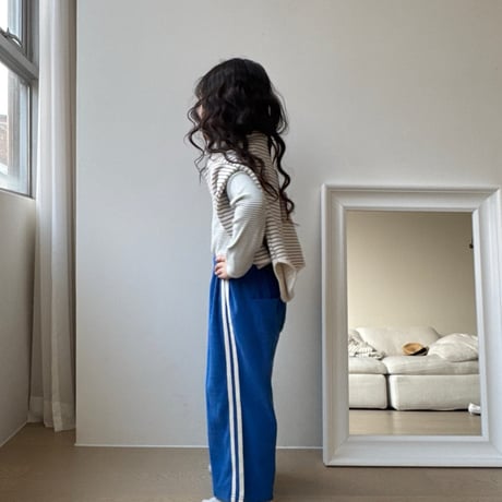 bonbonbutik/32. terry line pants JS-JM