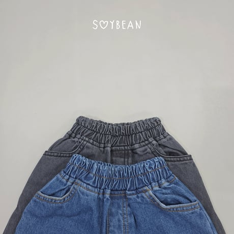 soybean/63. plan ) denim bermuda pants XS-XL