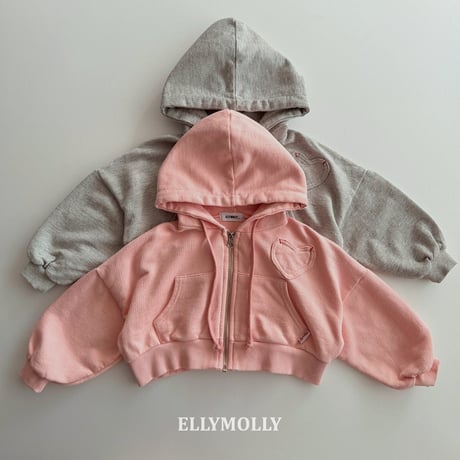 ellymolly/66. heart low hoody jumper 13-15