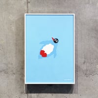 原画作品 | 浮かぶペンギン