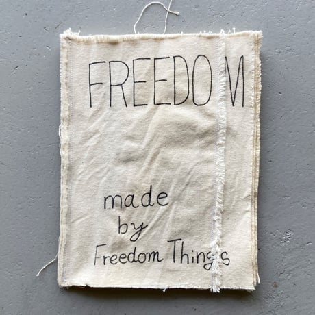FREEDOM embroidery ZINE
