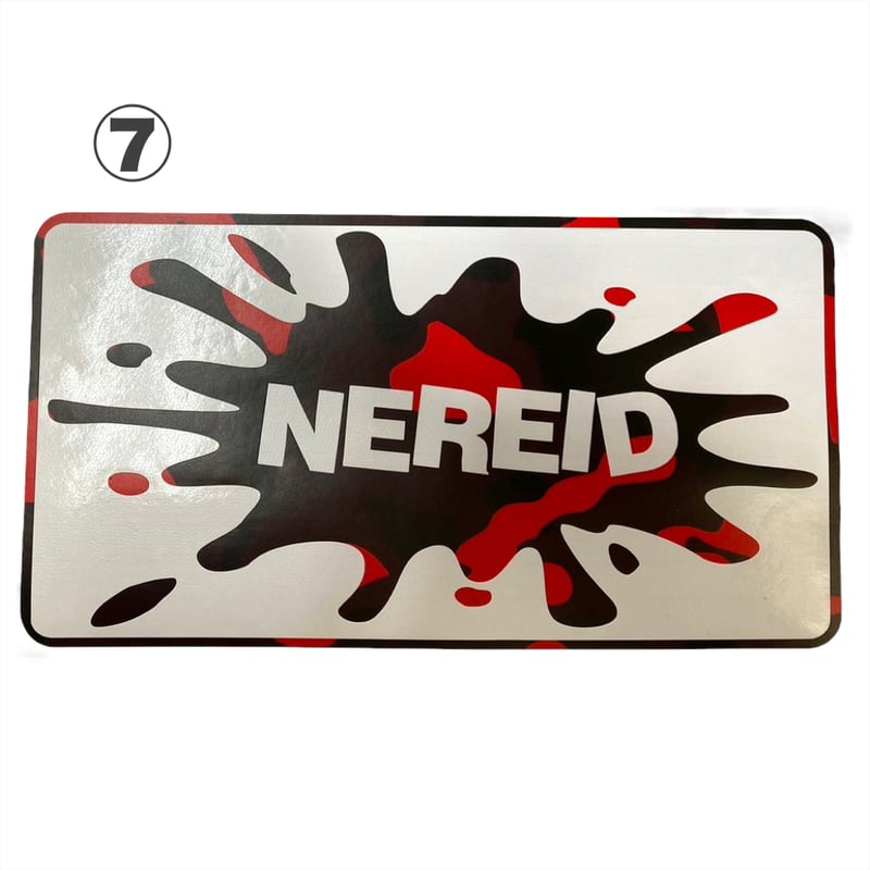 スプラッシュステッカー【大サイズ】(レッド迷彩柄) | NEREID