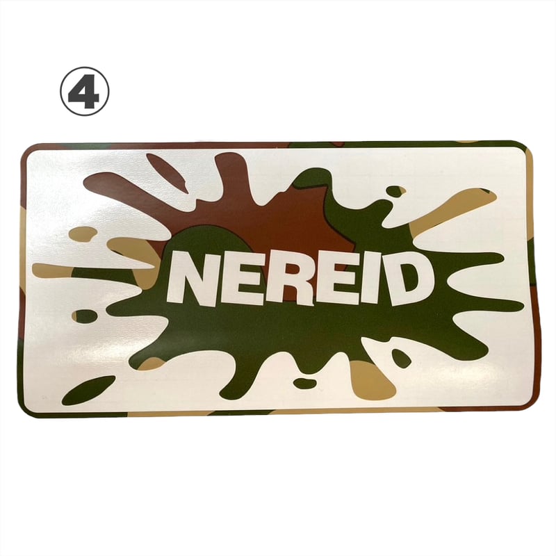 スプラッシュステッカー【大サイズ】(カーキ迷彩柄) | NEREID