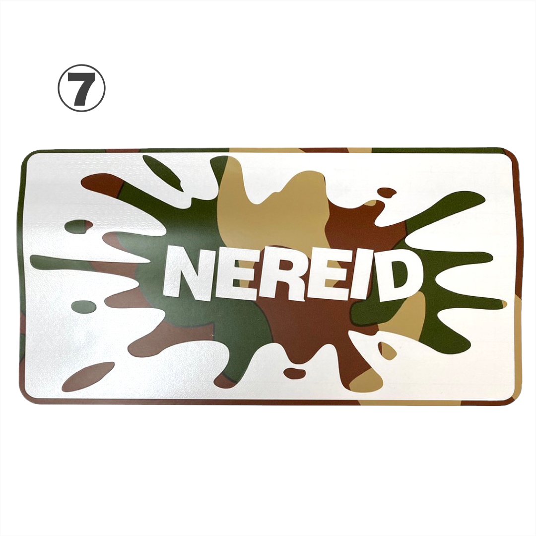 スプラッシュステッカー【大サイズ】(カーキ迷彩柄) | NEREID