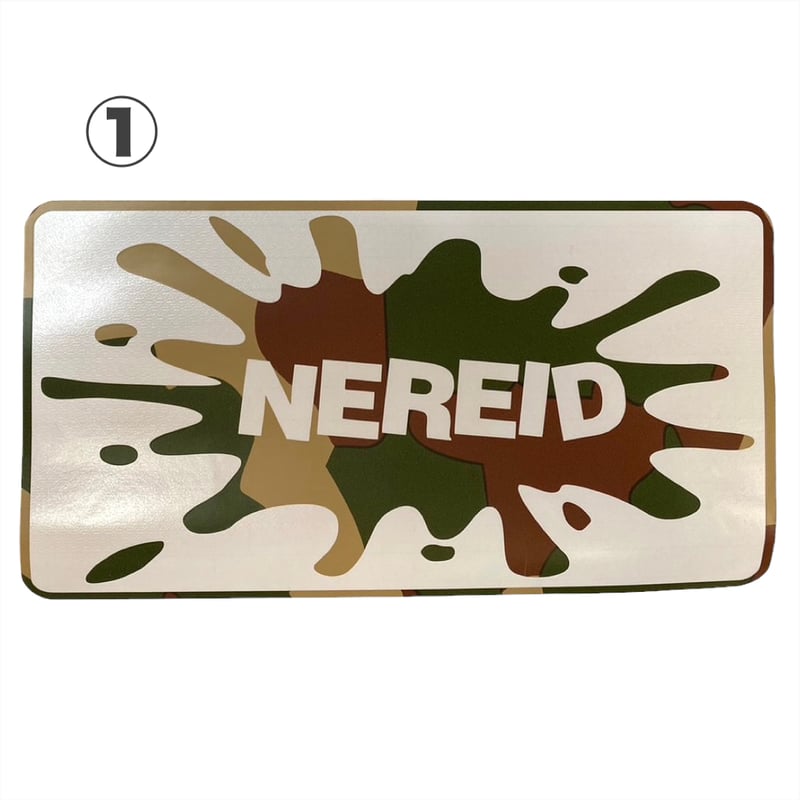 スプラッシュステッカー【大サイズ】(カーキ迷彩柄) | NEREID