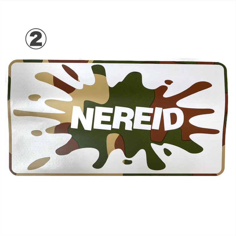 スプラッシュステッカー【大サイズ】(カーキ迷彩柄) | NEREID