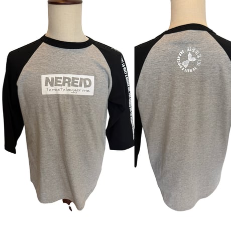 【限定】NEREID ラグラン七分袖スリーブTシャツ