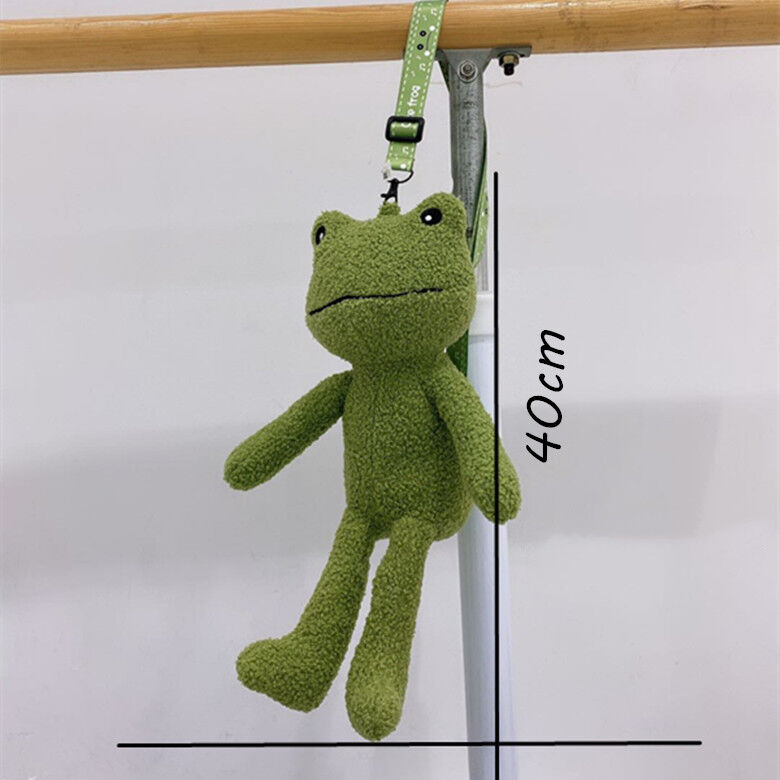 ふわもこ カエルのショルダーバッグ カエルのぬいぐるみ | ミルキー