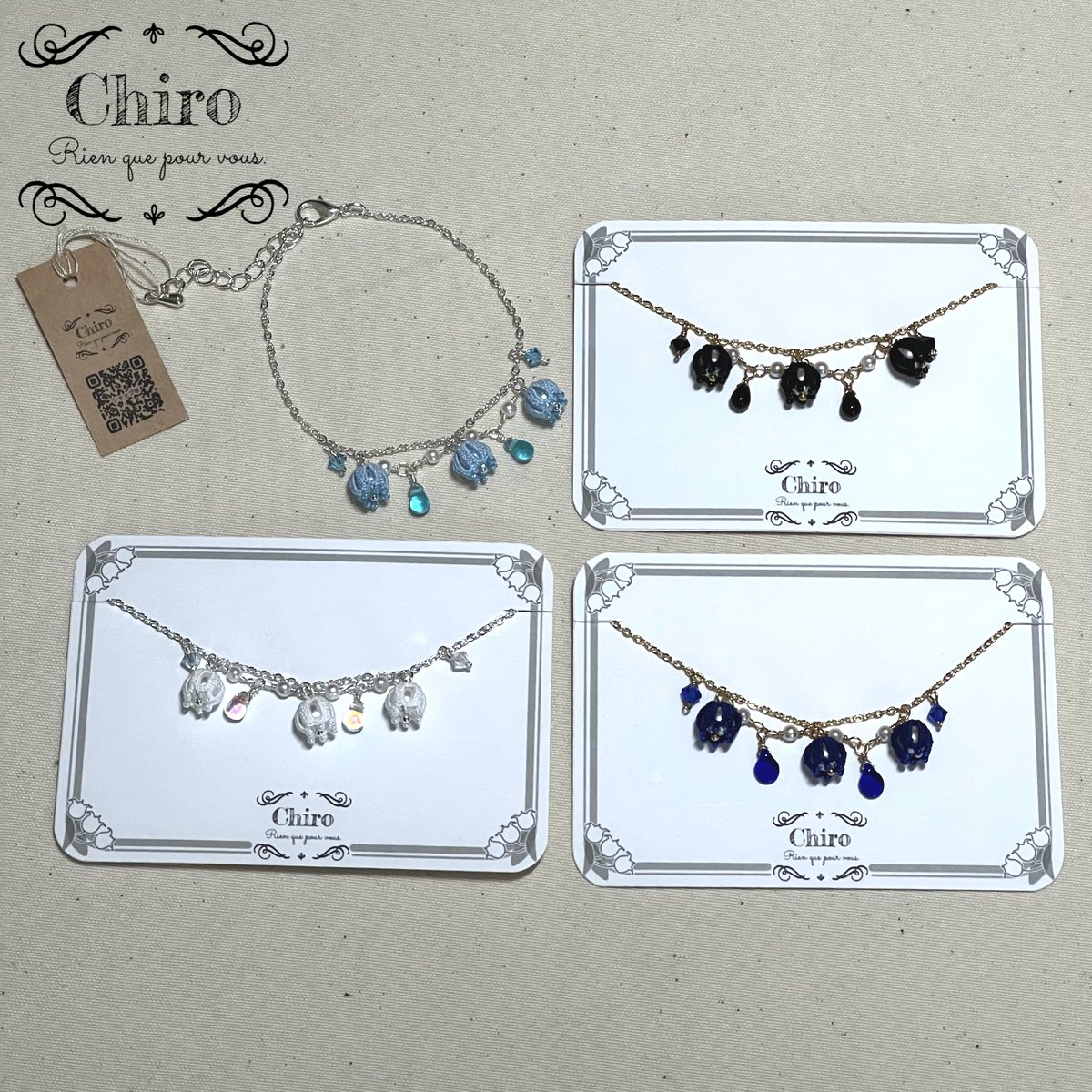 ぷちっと【Muguet(ミュゲ)】すずらん ブレスレット 149 ぷちっと【Muguet(ミュゲ)】すずらん ブレスレット 149