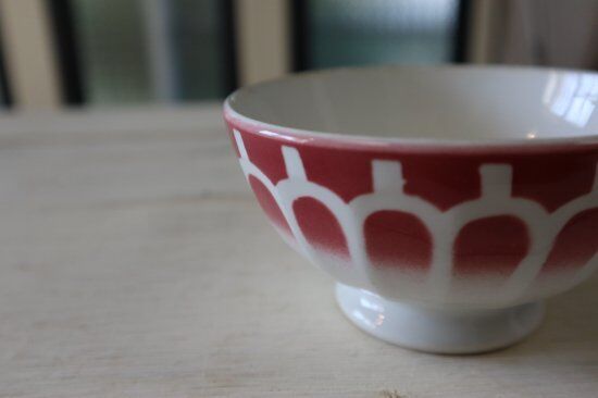 フランスから入荷♪Luneville リュネヴィル窯 アンティークカフェオレ