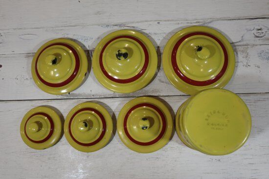 フランスから入荷♪エトワール社アンティークキャニスター6客&SEL缶
