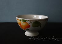 フランスComptoir de Famille（コントワール・ドゥ・ファミーユ）カフェオレボウルModèle de fruits orange