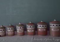 JAPY社アンティーク・ホーローポット2段（フラワー） | Antiquités et