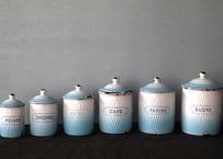 JAPY社アンティーク・ホーローポット2段（フラワー） | Antiquités et