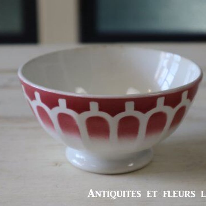 フランスから入荷♪Luneville リュネヴィル窯 アンティークカフェオレ