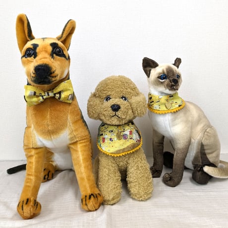 Art Series[bow tie for cats dogs] Mondrian, Beardsley, Klimt, SUGIURA Hisui