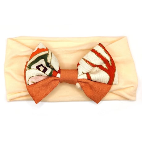 [baby headbands] Vintage Kimono Fabric big bows for Newborn Babies kids girls, red