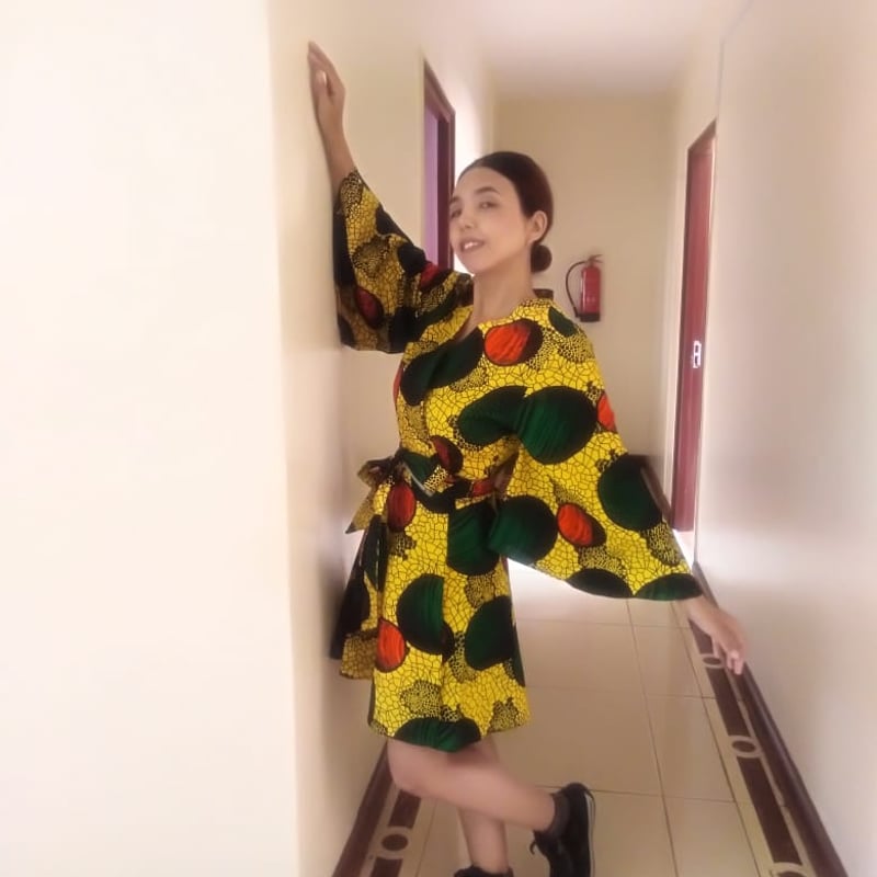 ＊*＊様 vintageアフリカンドレス キテンゲドレス | Akeyko Wonderland