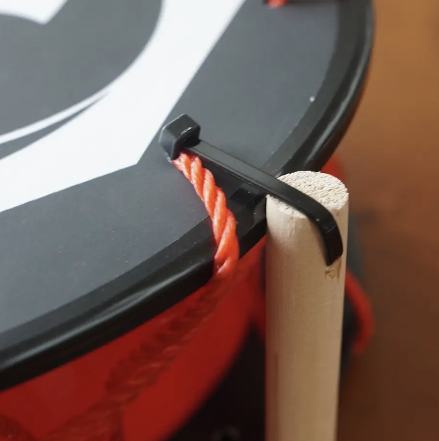 本格三つ巴デザイン（バチ付き） | 子ども用締め太鼓【エイサーキッズ】