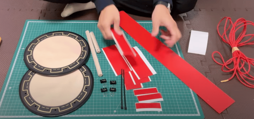 締め太鼓【制作キット】（バチ付き） | 子ども用締め太鼓【エイサー