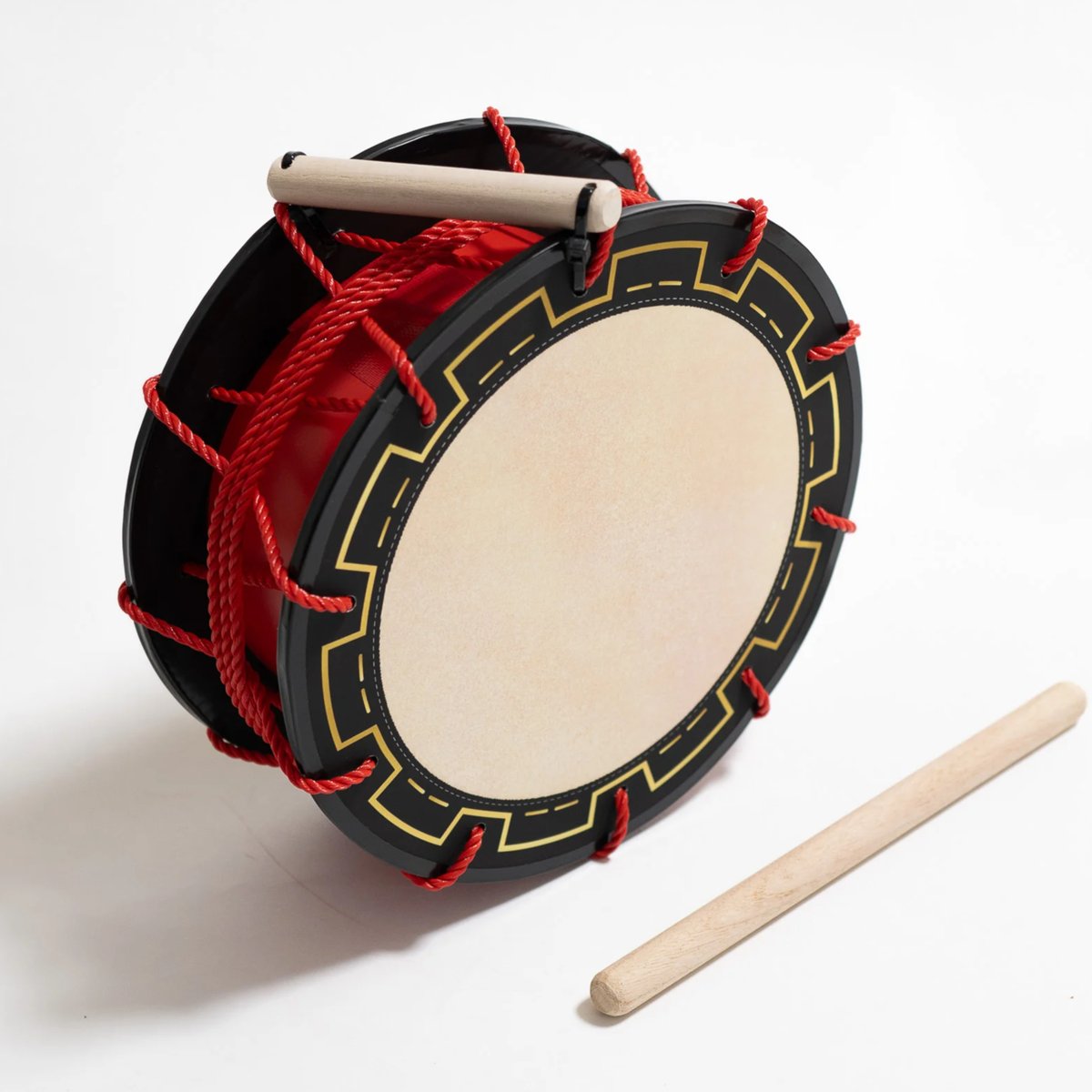 本格的デザイン（バチ付き）一番人気 | 子ども用締め太鼓【エイサー