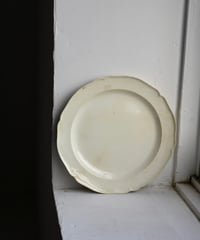 Faïence Fine / Assiette a bordfleuri