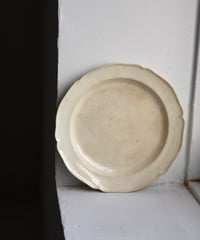 Faïence Fine / Assiette a bordfleuri