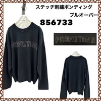 [予約販売] ayane アヤン　ステッチ刺繍ボンディングプルオーバー　856733
