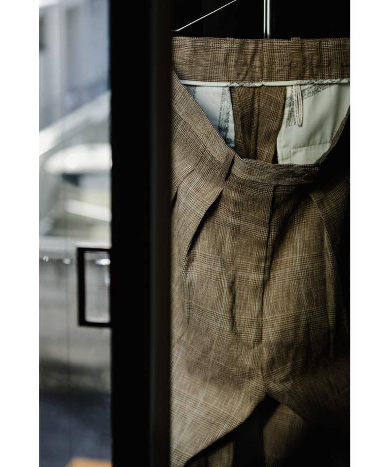 m's braque TUCKED WIDE PANTS | MusterWerk Sud.