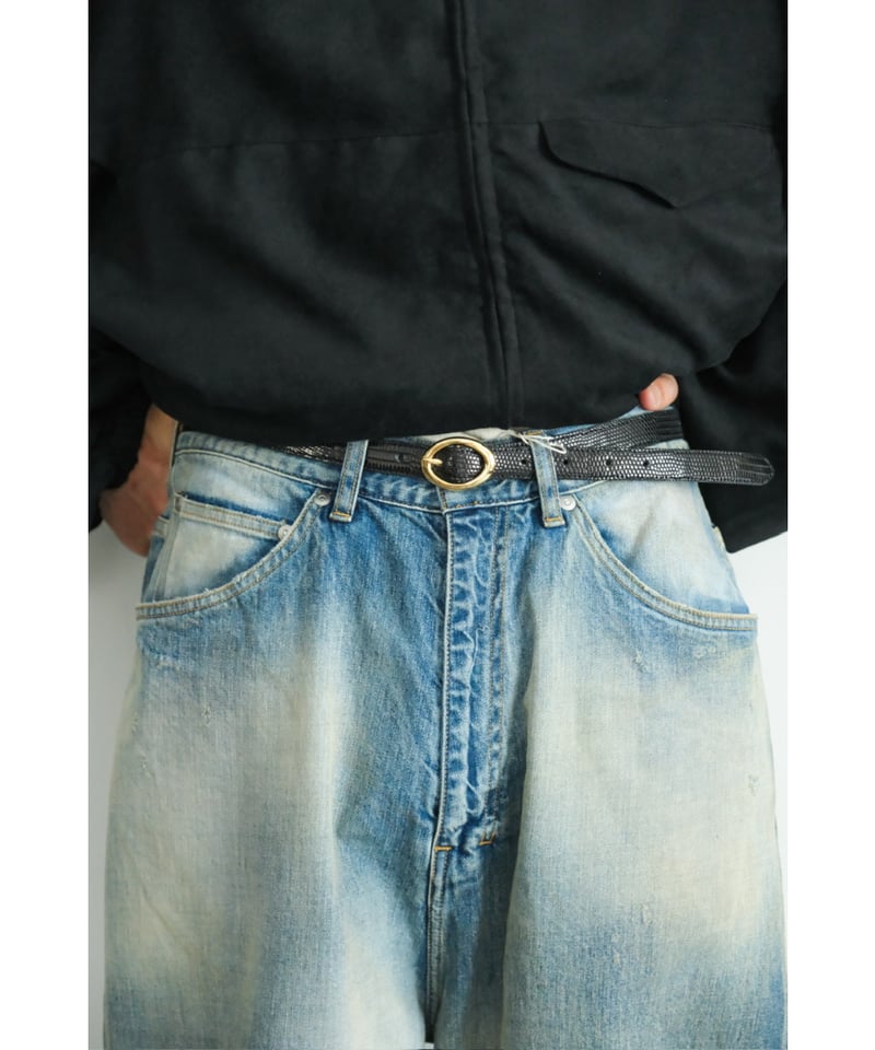 BISOWN ビソウン LIZARD OVAL BELT AILL LIZARD OVAL BELT – COVERCHORD