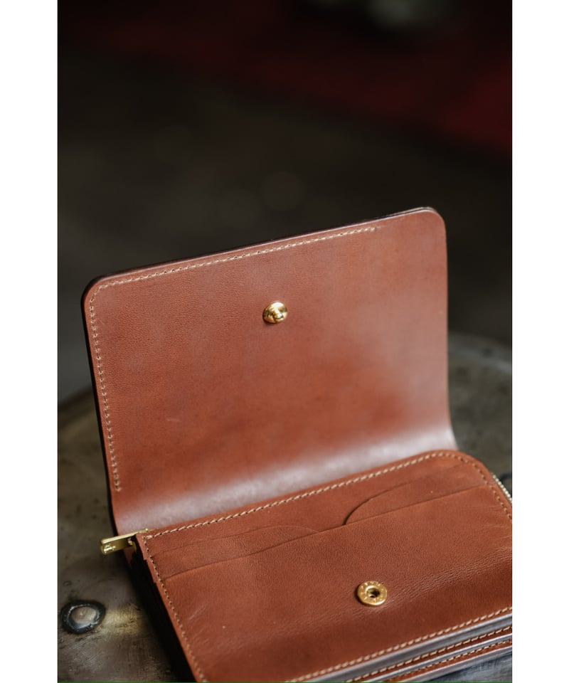 新品未使用 forme short wallet Ebano × Brown forme（フォルメ）Short wallet（Black×Brown）Cordovan｜通販