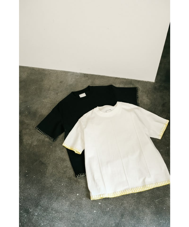 SATORU SASAKI カットソー　Tシャツ　サイズ2 黒 SATORU SASAKI DOUBLE-T-SHIRTS[UWA5-TOP02-109]｜URBAN