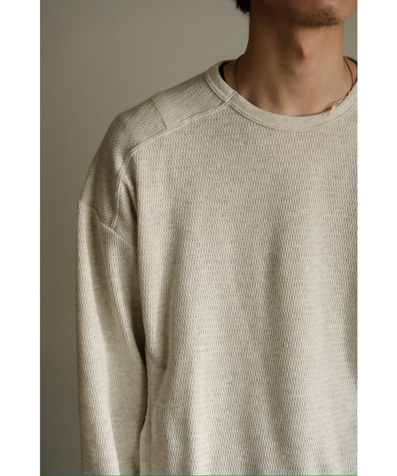 ANCELLM WAFFLE CREW NECK LS | MusterWerk Sud.