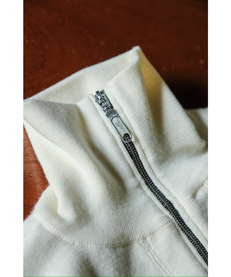 Olde H & Daughter WOOL KNIT TRACK HALF ZIP | Mu