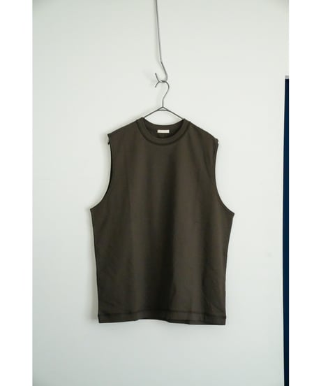ULTERIOR SUVIN SUEDED TENJIKU SLEEVELESS TEE