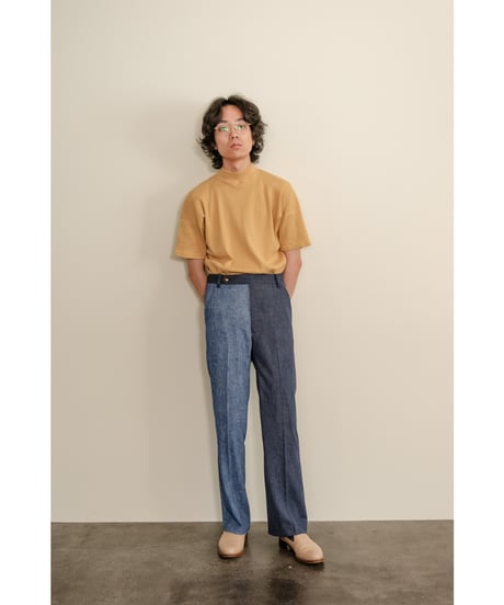 Olde Homesteader "EXTRA COTTON RIB" Mock Neck Short Sleeve