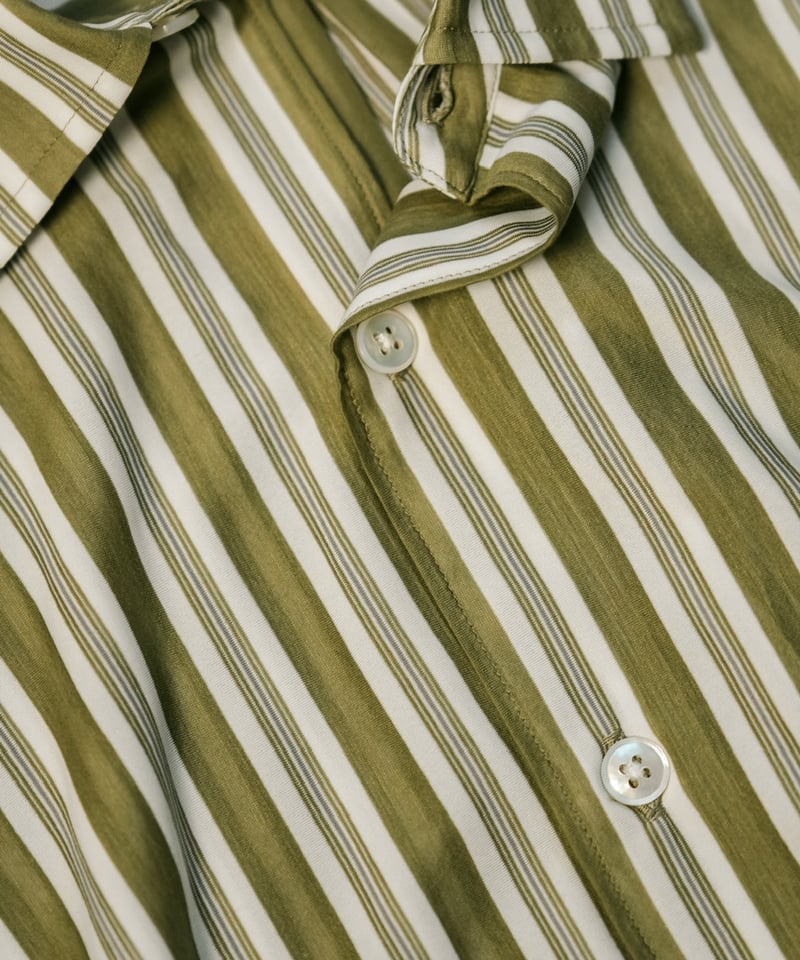 KANEMASA PHIL 46GAtmosphere Shirt カーキS KANEMASA PHIL / 46G