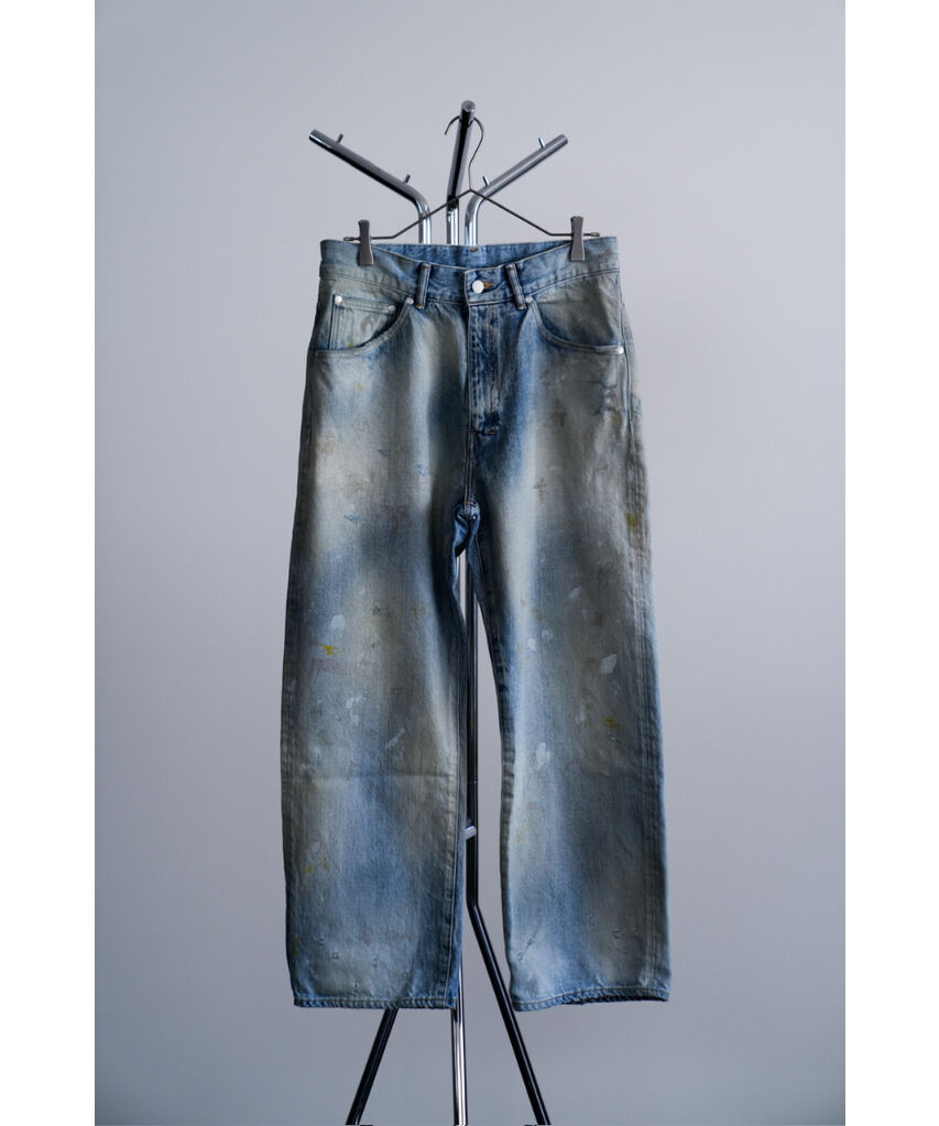 パンツ ANCELLM SELVEDGE DENIM STRAIGHT 5P PANTS DAMAGE SELVEDGE DENIM STRAIGHT 5P PANTS – ANCELLM