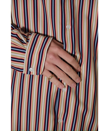 KANEMASA PHIL. 46G Atmosphere Stripe L/S Shirt