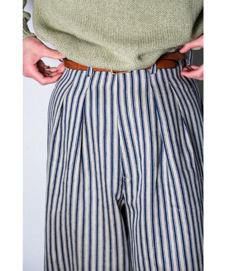 m's braque "Exclusive" TUCKED WIDE PANTS