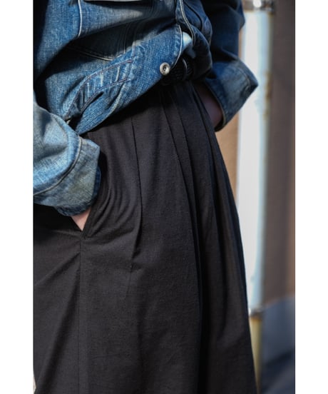 m's braque "Limited" TUCKED BAGGY PANTS