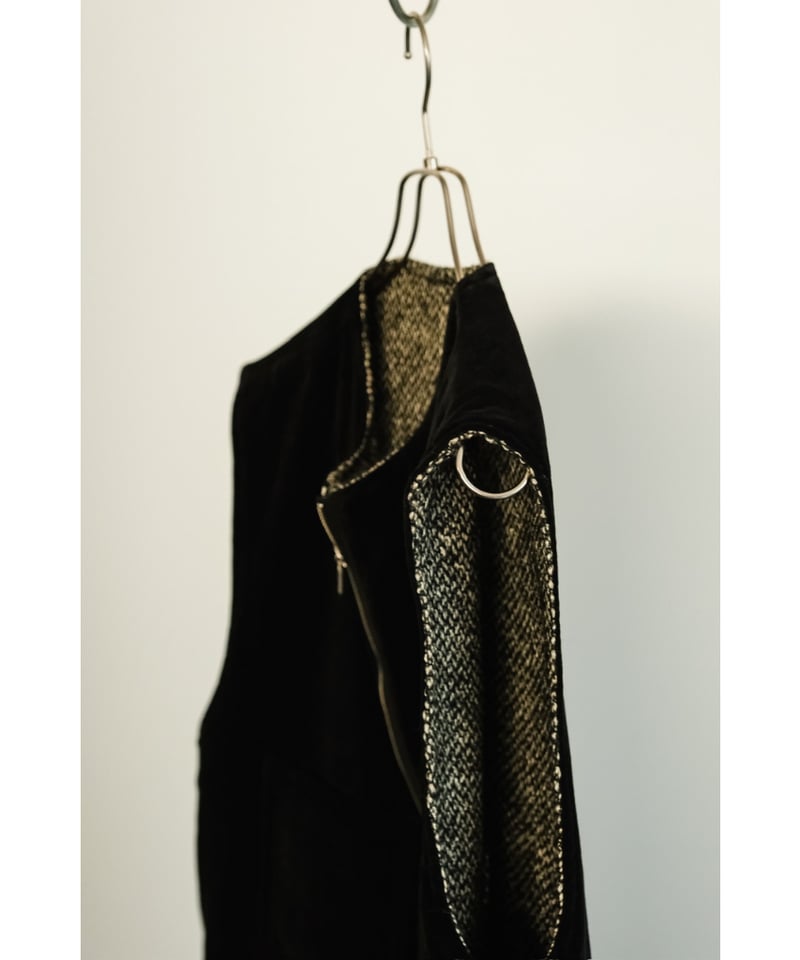 【美品】BISOWN MIXTWEED SHORT ZIP BLOUSON BISOWN 