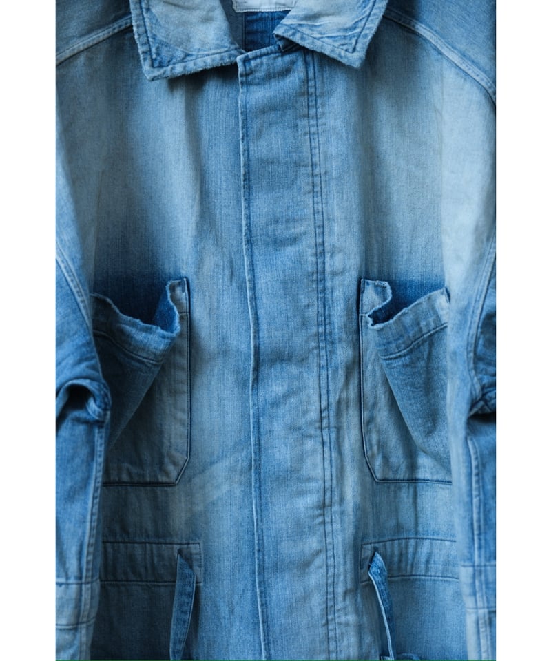 ANCELLM AGING DENIM SHIRT JACKET | MusterWerk Sud.