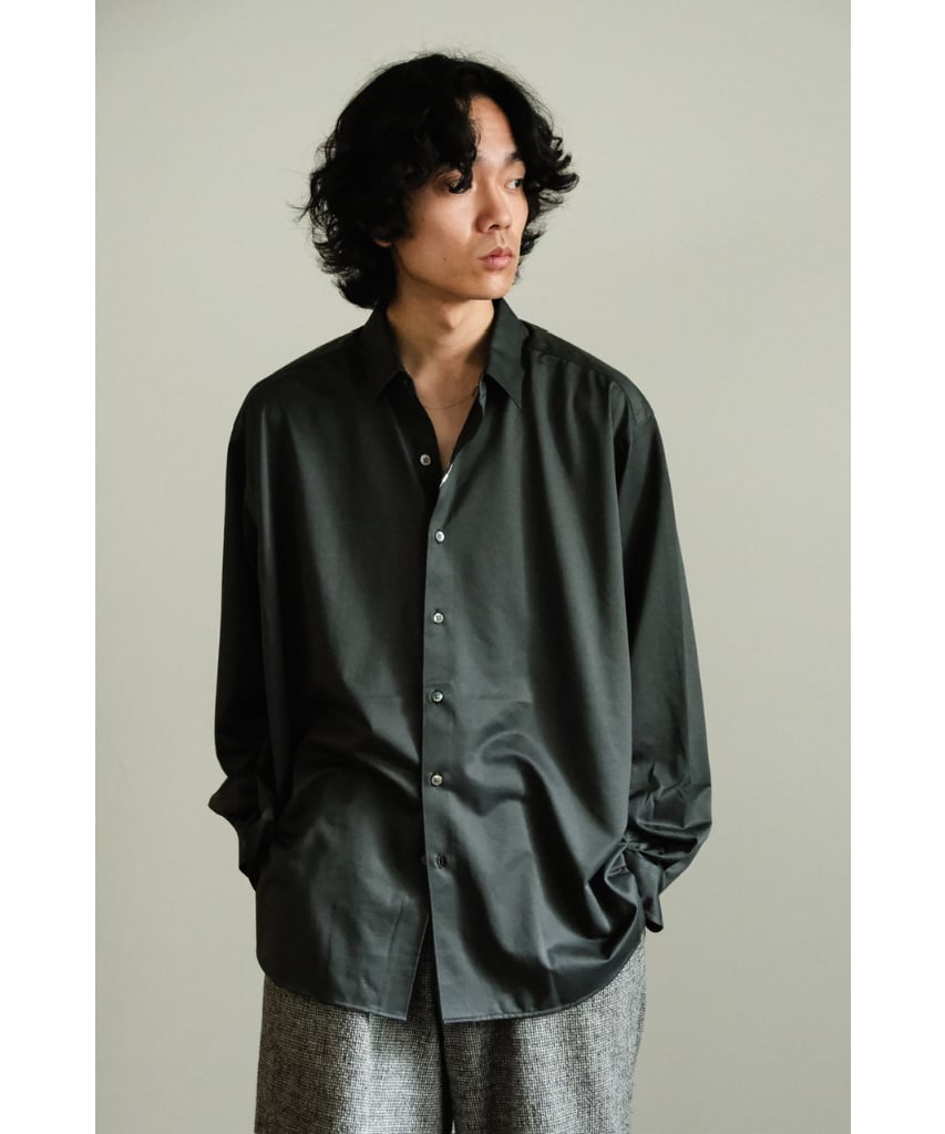 KANEMASA PHIL. 46G Atmosphere Shirt ブラック